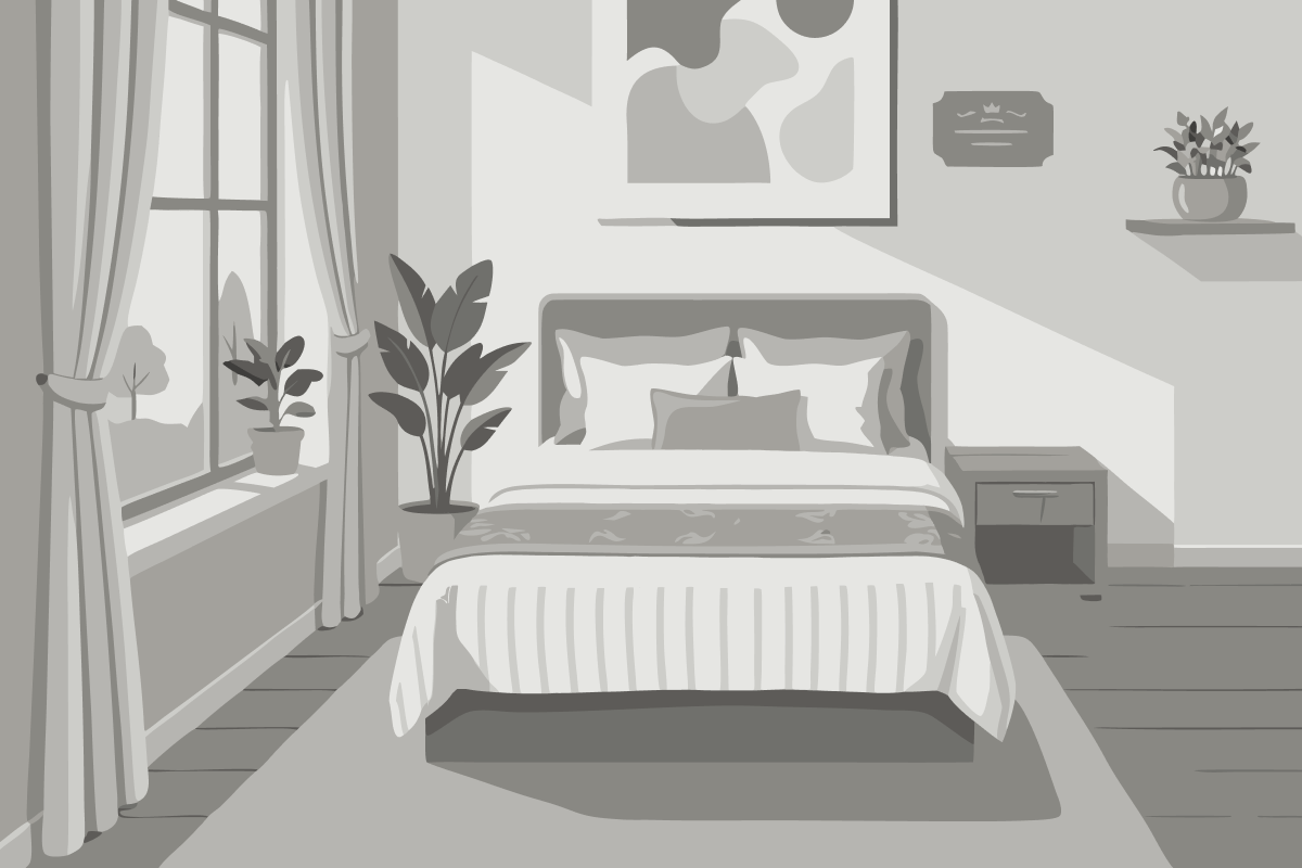Einzelbett im Mehrbettzimmer für Männer